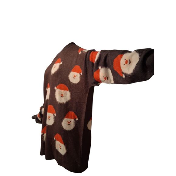 Wool & Cotton Santa Claus Women's size XL Oversized Grungecore Slouchy Sweater - Picture 3 of 7